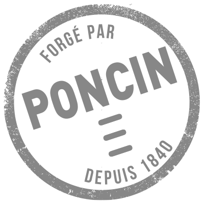 Forgé par PONCIN depuis 1840